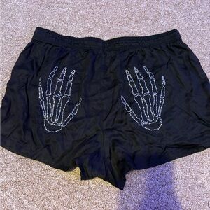 PINK Victoria's Secret Black Lounge Shorts